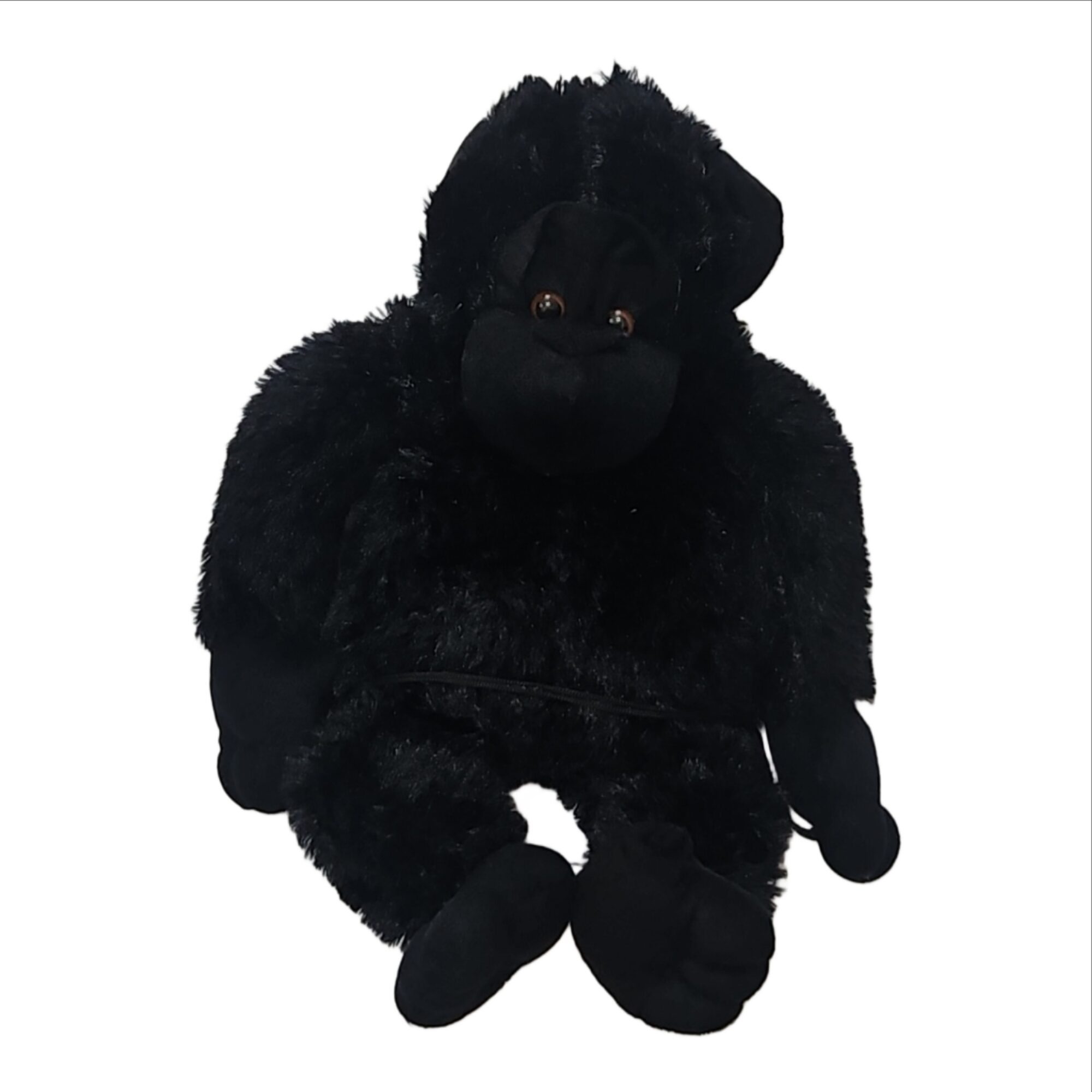 Black Gorilla Soft Toy – 24cm Plush Animal Toy for Kids & Gifting - Image 3