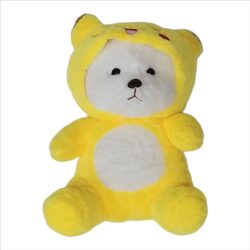 Cute Teddy Bear Soft Toy with Hoodie – 30cm | Plush Toy for Kids & Gifting(Assorted Colours)
