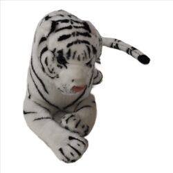 30cm White Tiger Soft Toy – Plush Wild Animal Toy for Kids & Gifting
