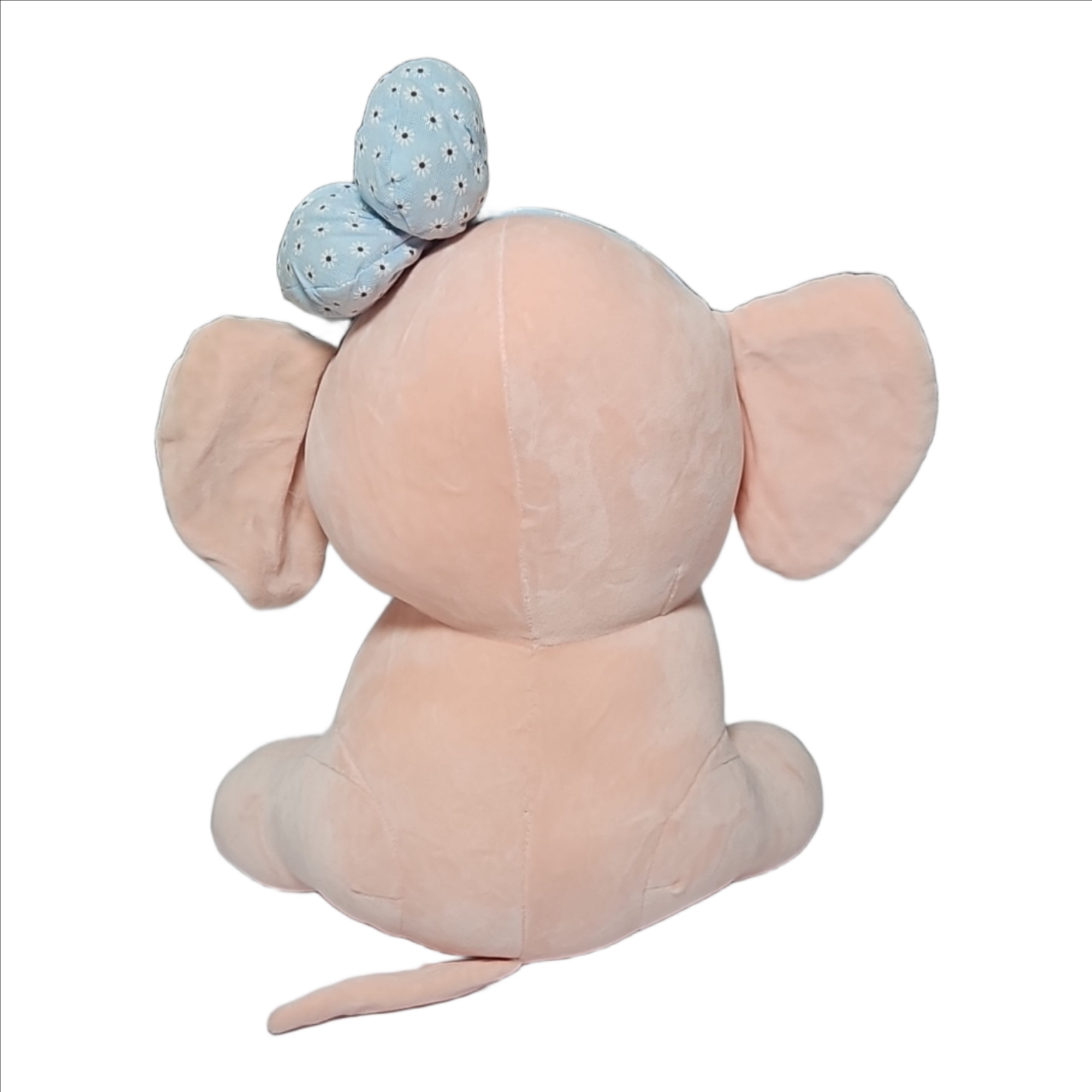 Charming Elephant Soft Toy with Bow – 50cm | Jumbo Plush for Kids & Gifts - Image 2