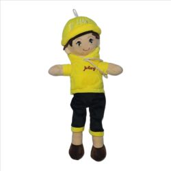 Cute Boy Plush Doll 47cm – Soft & Huggable Stuffed Toy for Kids & Gifting (Assorted Colours)