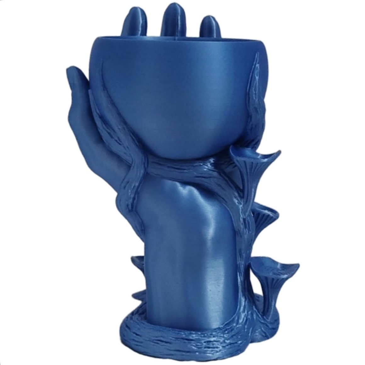 🌿 17cm Hand-Shaped 3D Vase – Modern Decorative Showpiece - Image 3