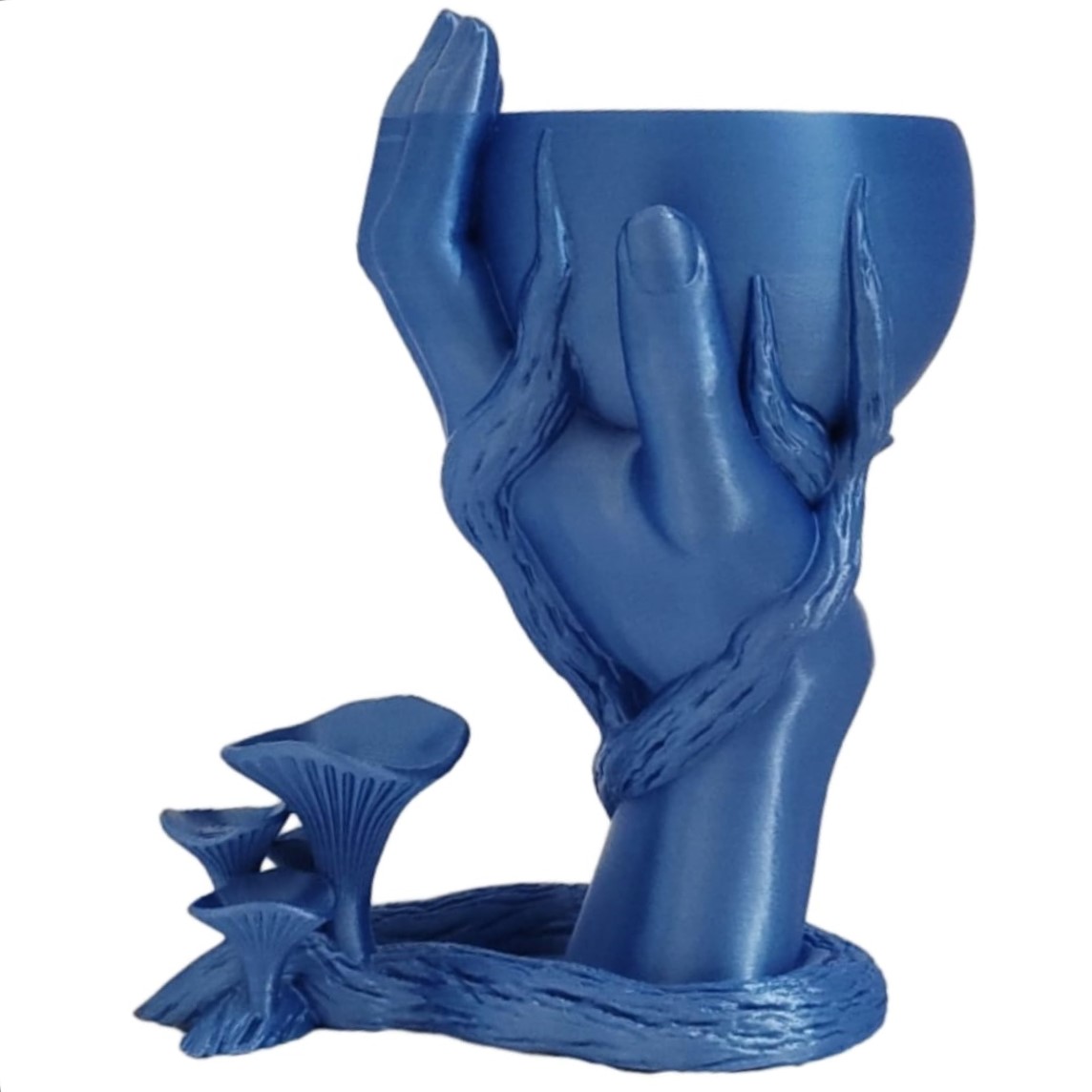🌿 17cm Hand-Shaped 3D Vase – Modern Decorative Showpiece - Image 2