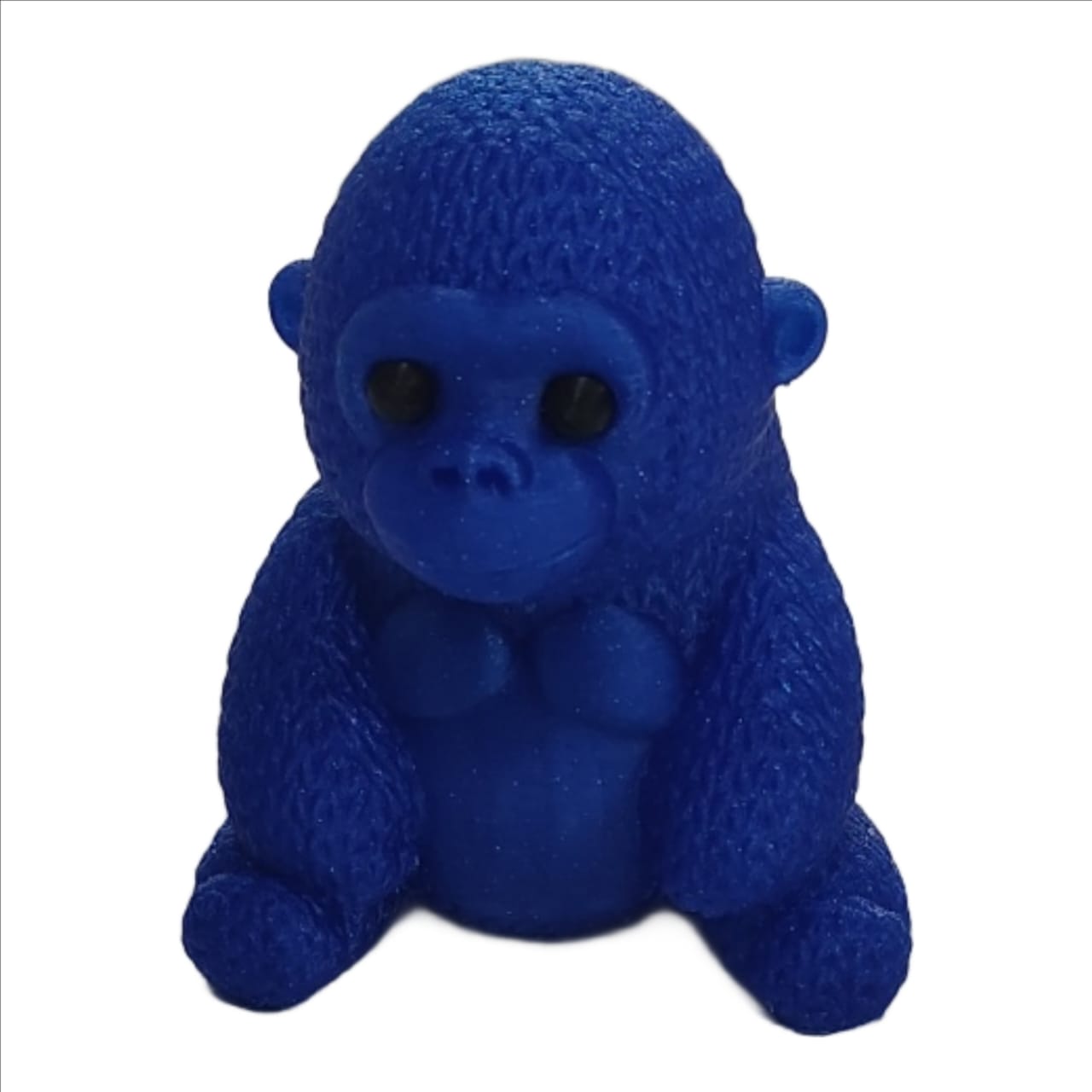 12CM Blue Baby Gorilla – 3D Printed Toy Figure for Kids & Collectors