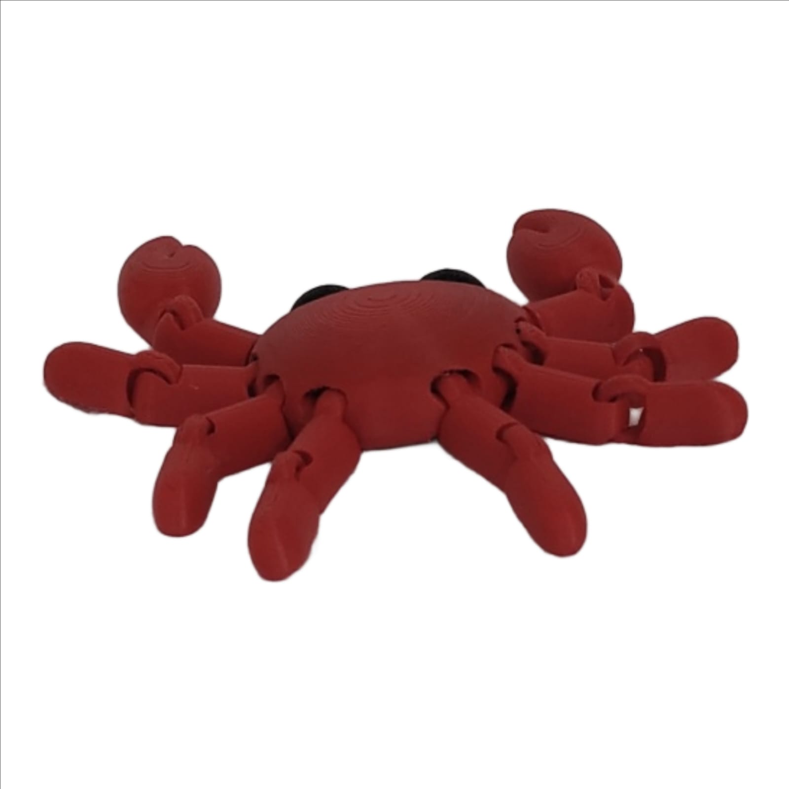 🦀 Red Crab Flexy – 3D Printed Articulated Toy (14cm) | Fun, Flexible & Collectible - Image 4