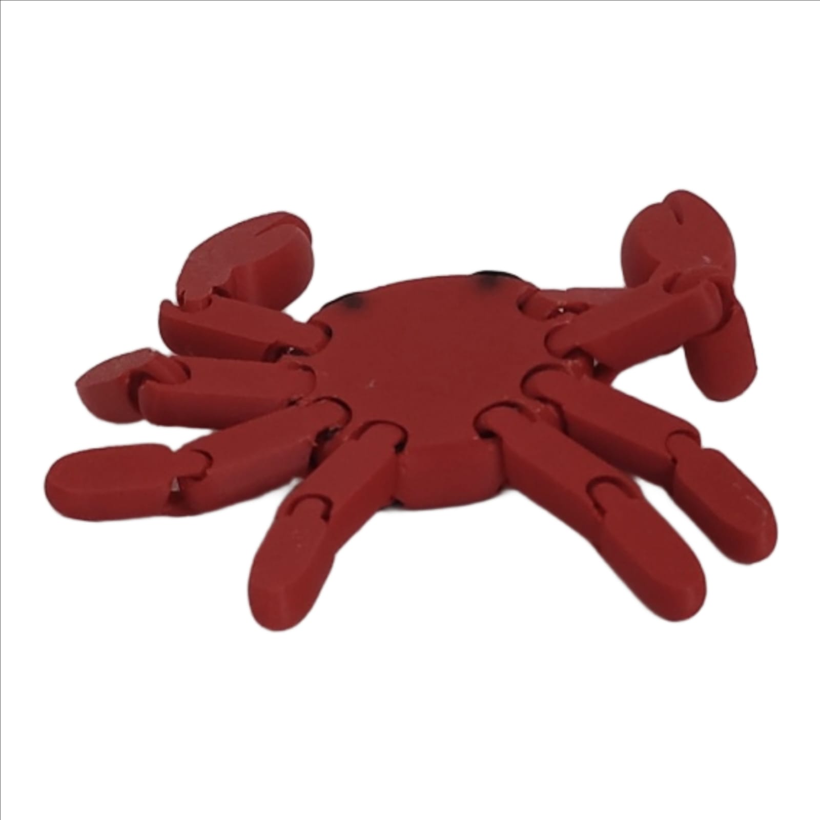 🦀 Red Crab Flexy – 3D Printed Articulated Toy (14cm) | Fun, Flexible & Collectible - Image 3