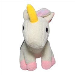 Unicorn Sitting with Wings Soft Toy – 24cm Cute Plush Stuffed Animal (Assorted Colors)