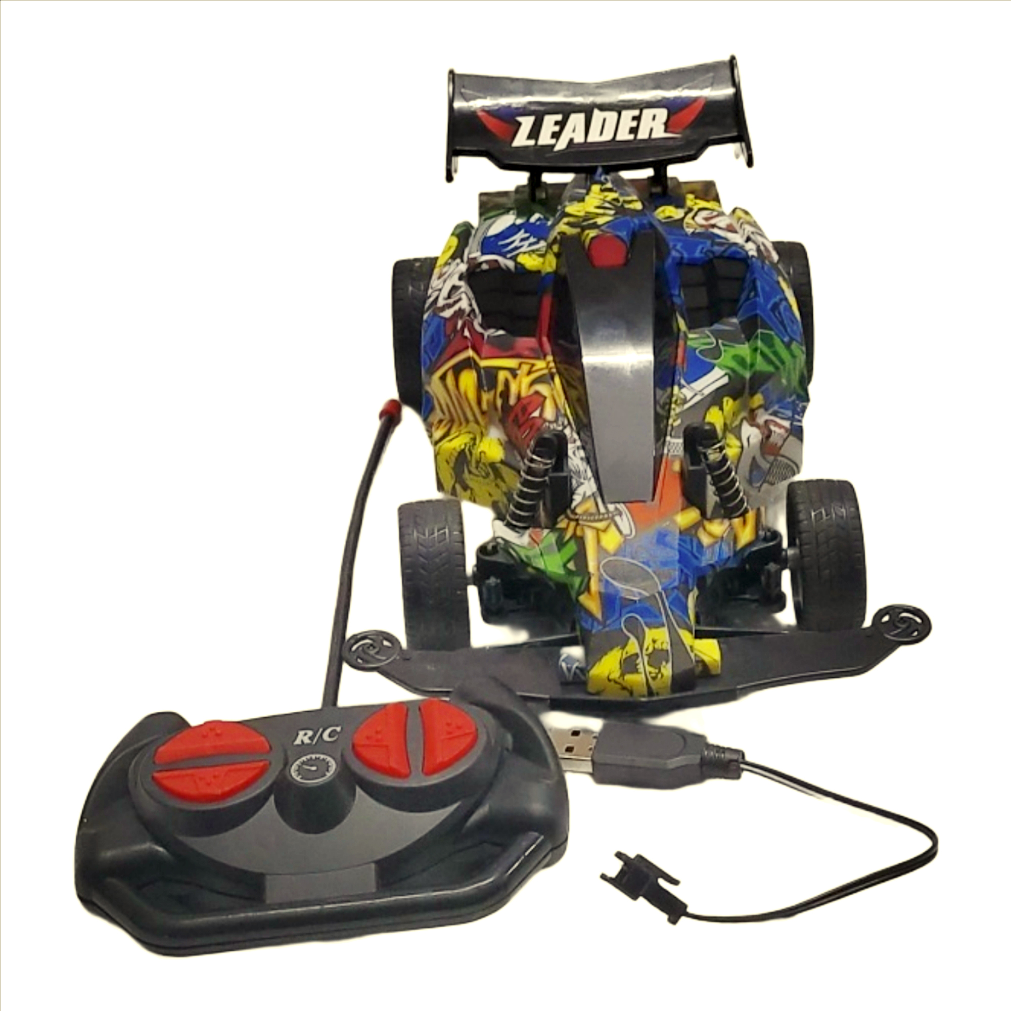 Graffiti F1 RC – High-Speed Formula 1 Remote Control Car with LED Lights, 2.4GHz Controller & Rechargeable Battery