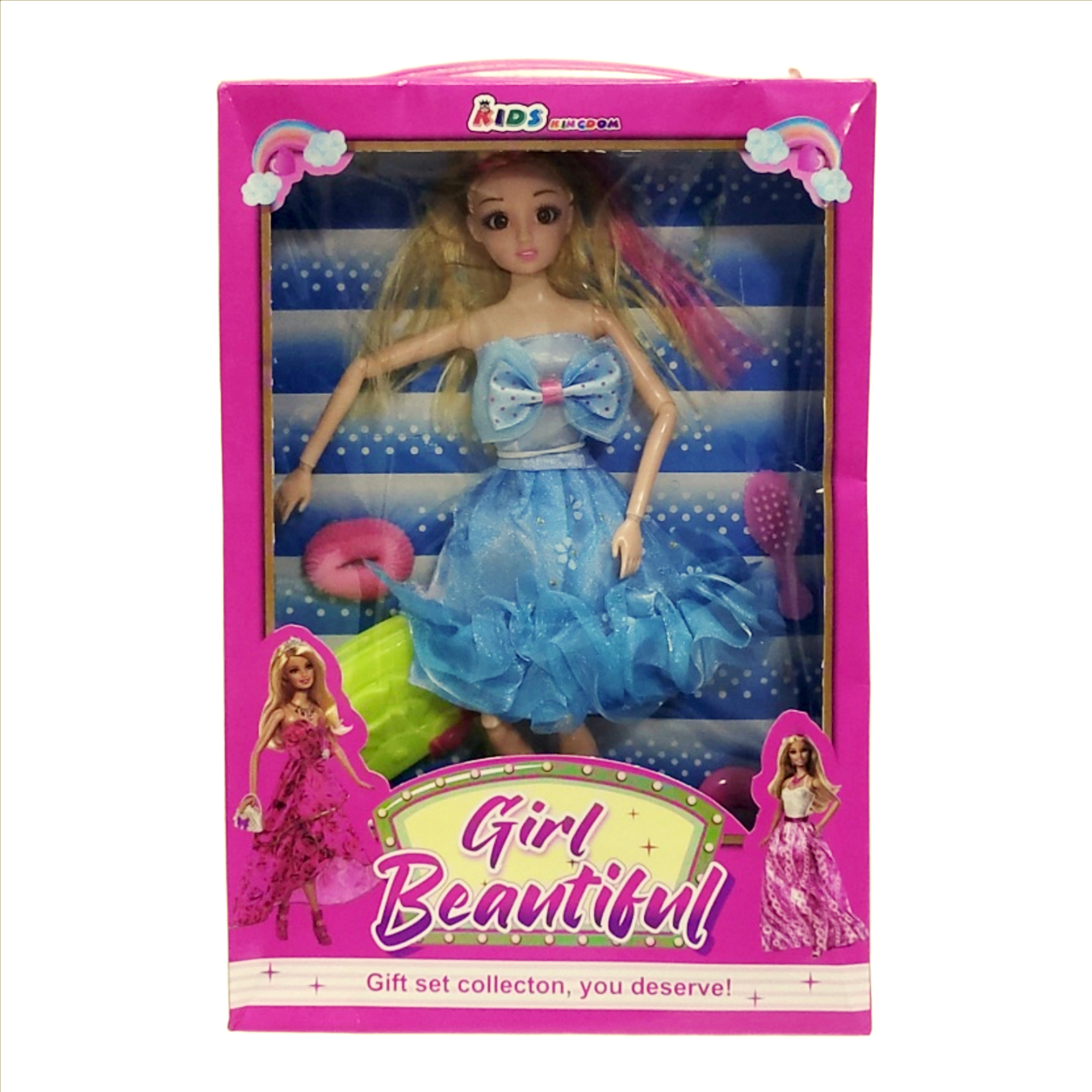 Beautiful Eco Doll – Eco-Friendly Soft Doll Toy for Kids | Adorable Fabric Doll with Dress & Safe Materials