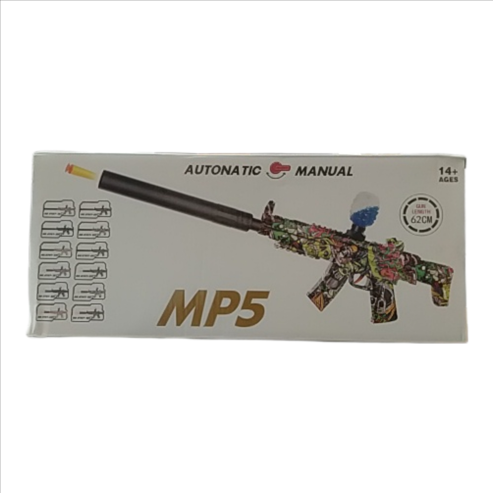 MP5 Gel Blasting Gun β MP5-Style Rechargeable Gel Blaster | Soft Gel Ball Shooter Toy for Outdoor Play & Tactical Fun - Image 3