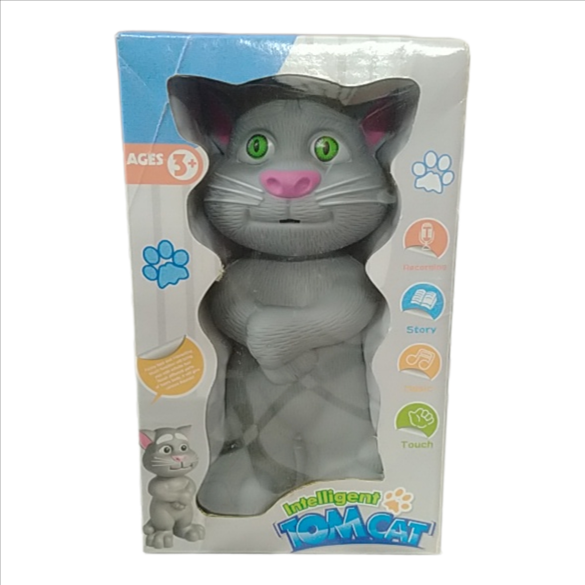Talking Tom Intelligent Toy β Interactive Cat Toy with Voice Recording & Sound Repeat | Smart Educational Toy for Kids - Image 2