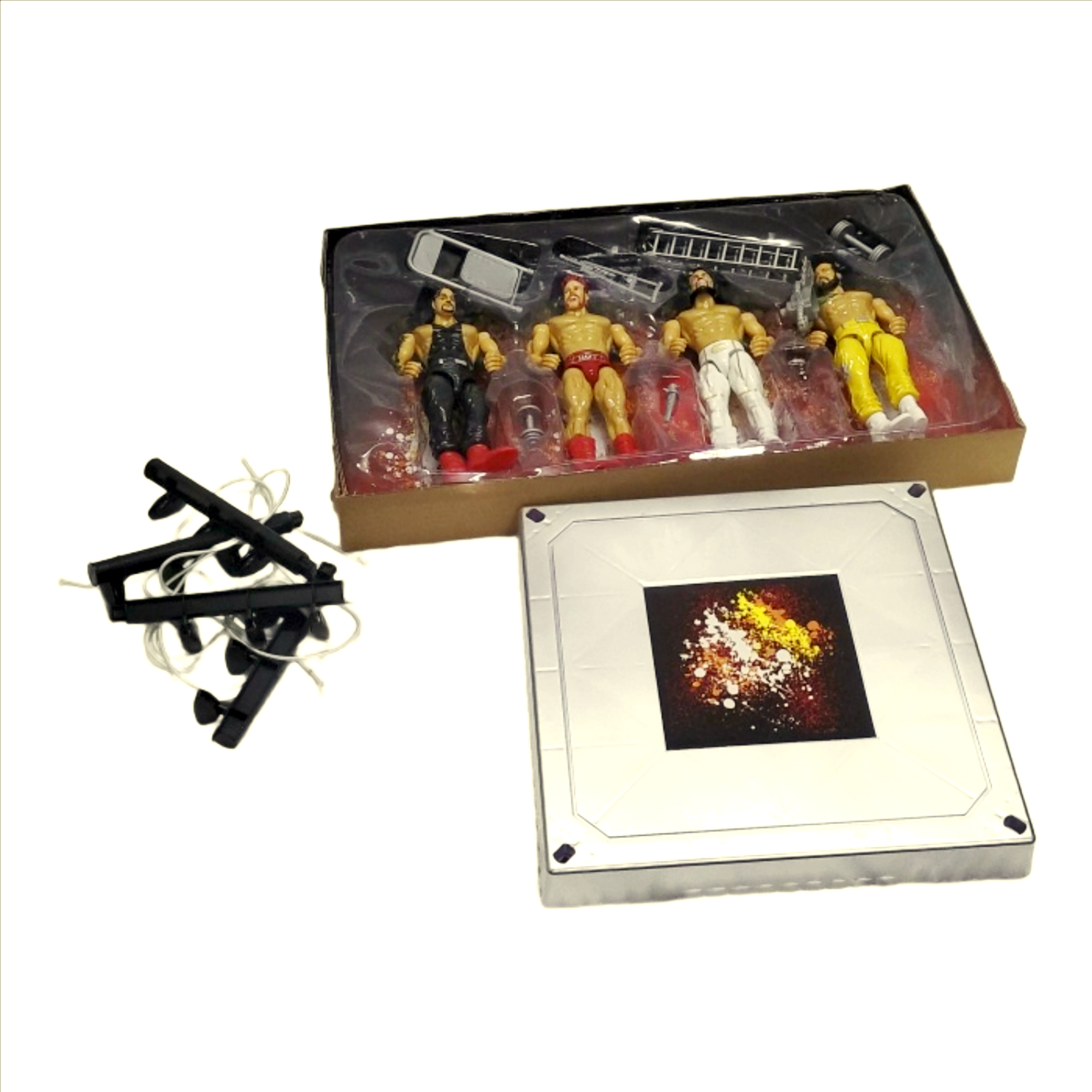 WWE Stadium Kit β Wrestling Ring Playset with Figures & Accessories | Action Battle Arena Toy for Kids - Image 2