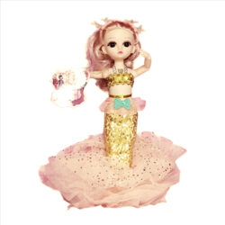 Korean Mermaid Musical Doll – Singing & Light-Up Mermaid Toy for Kids | Magical Sound & Glow Mermaid Doll