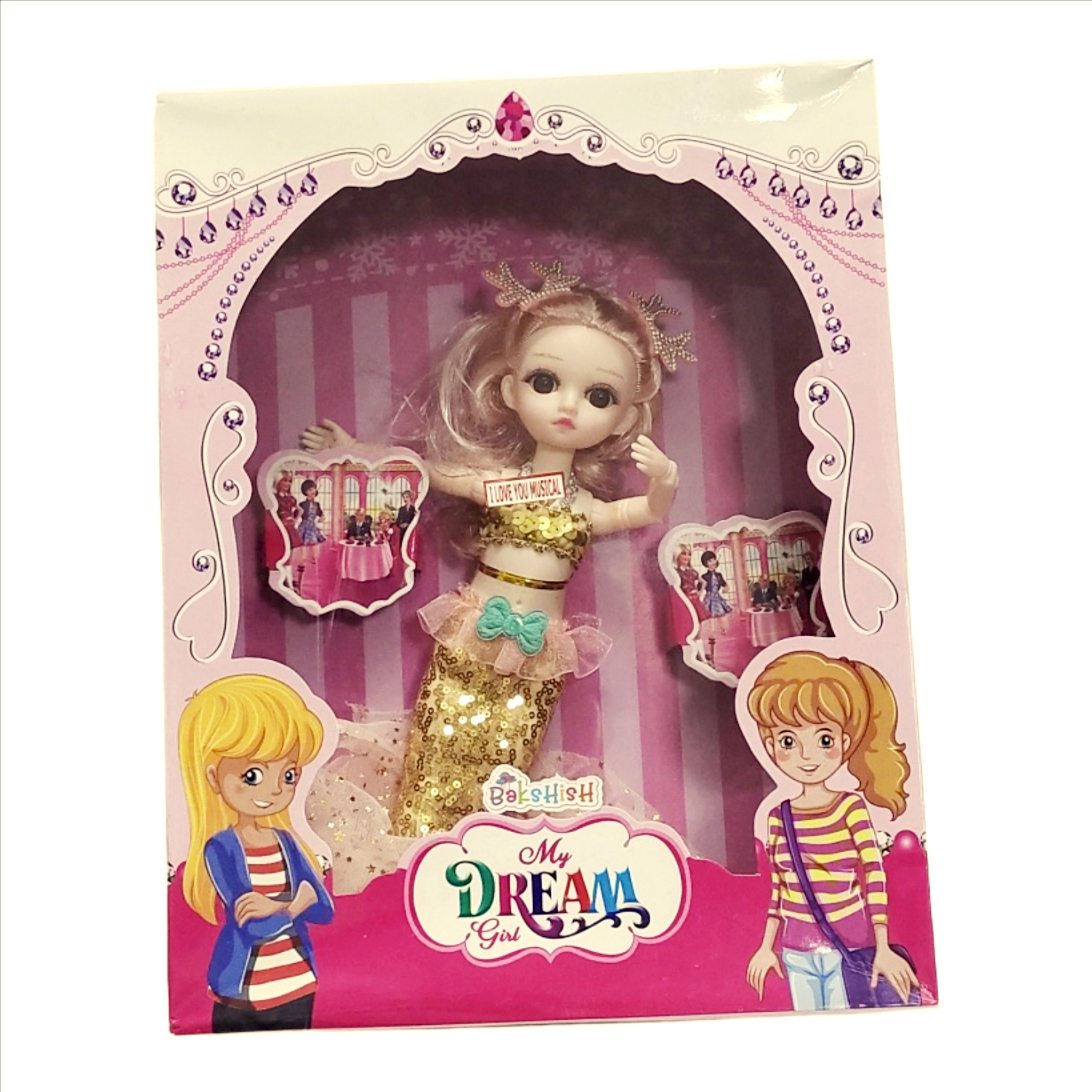 Korean Mermaid Musical Doll β Singing & Light-Up Mermaid Toy for Kids | Magical Sound & Glow Mermaid Doll - Image 2