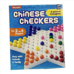 Chinese Checkers – Classic Strategy Board Game for Kids & Adults | 6-Player Family Fun Game with Wooden Board & Marbles