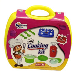 Cooking Kit – Pretend Play Kitchen Set for Kids with Utensils, Pots & Accessories | Educational Role Play Toy
