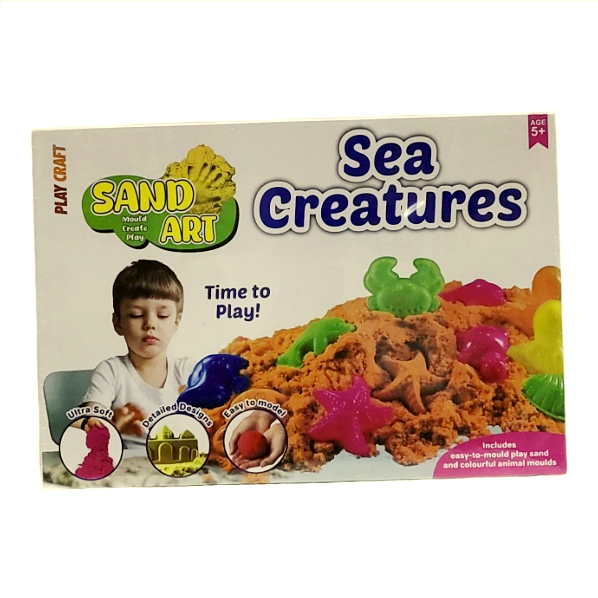 Sand Art Sea Creatures – Creative DIY Sand Craft Kit for Kids with Colorful Sand, Bottles & Sea Animal Designs