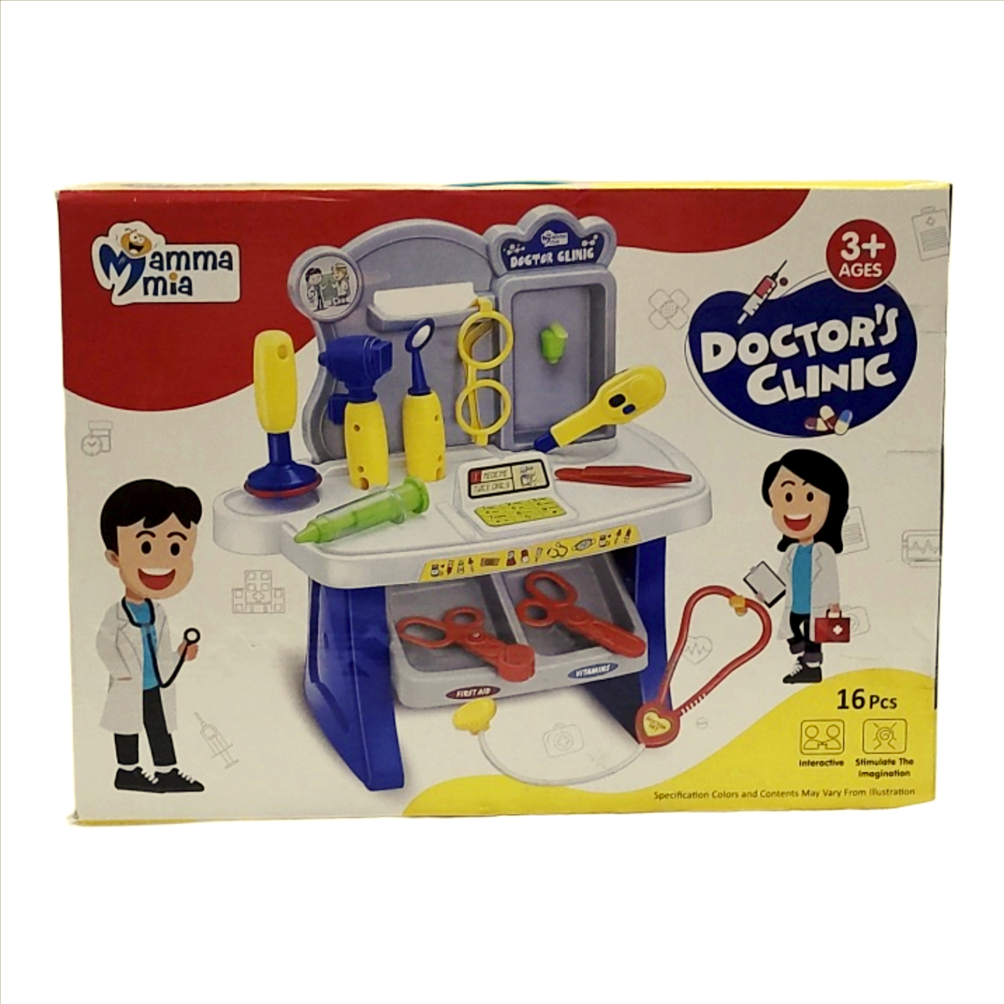 Doctor Clinic – Pretend Play Medical Set for Kids with Tools, Table & Accessories | Educational Role Play Toy