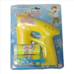 Bubble Gun Set with Double Liquid – LED Light Automatic Bubble Blower | Dual Refill Bubble Gun Toy for Kids & Parties