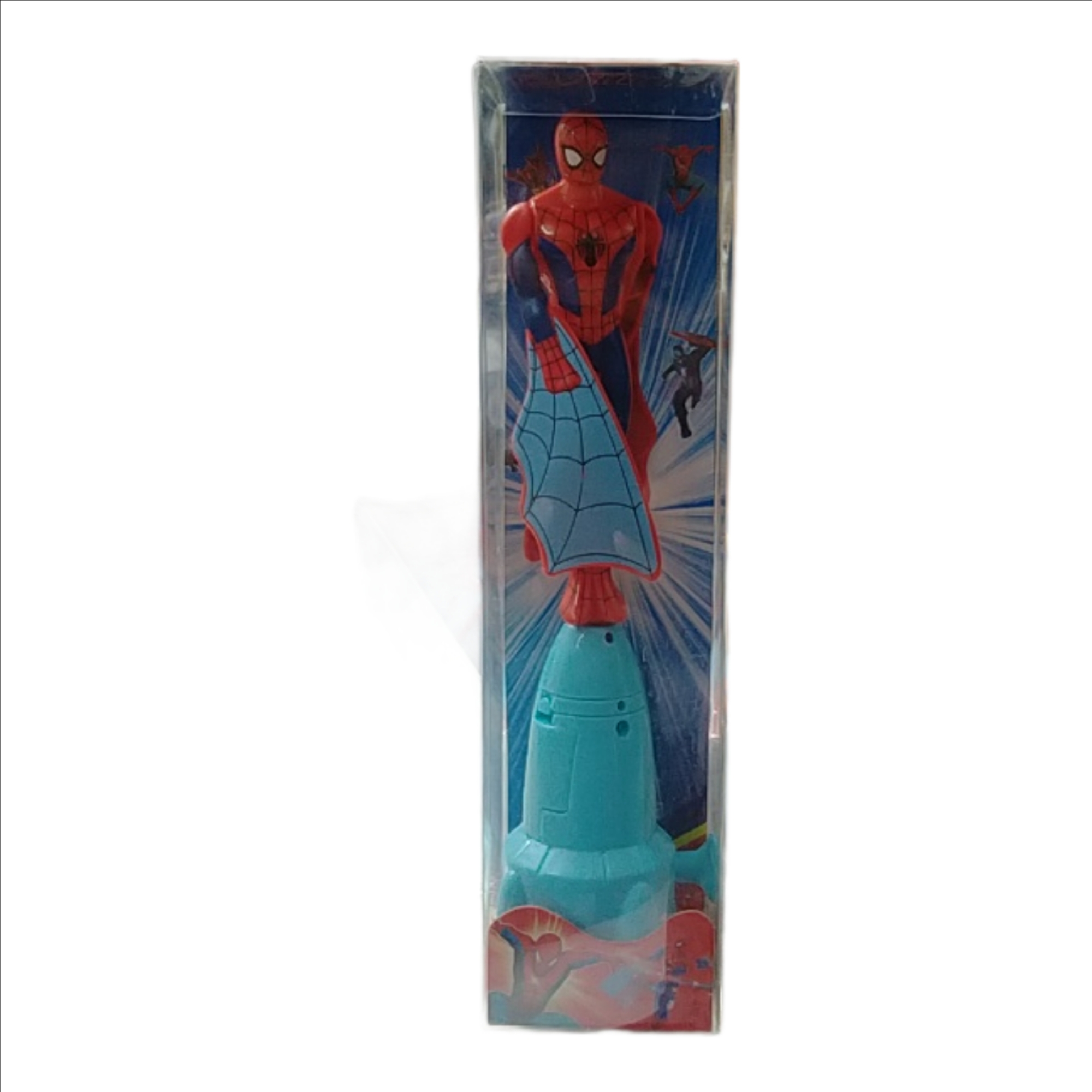 Spiderman Flying Launcher Toy – Manual Superhero Flying Disc Launcher (No Sound or Light) | Outdoor Play Toy for Kids - Image 2