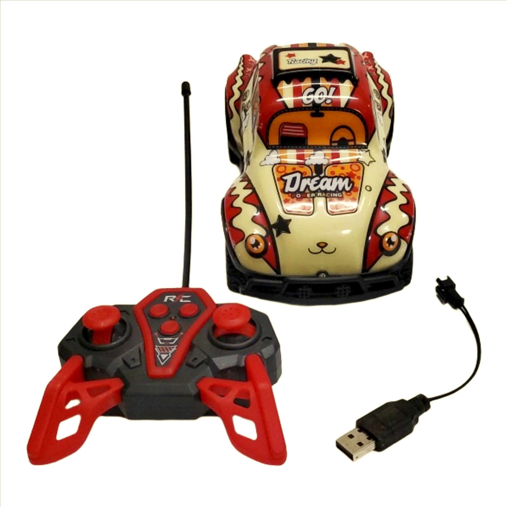Super Beetle RC Car – High-Speed Remote Control Racing Car with 2.4GHz Control, Shock Suspension & Rechargeable Battery - Image 2