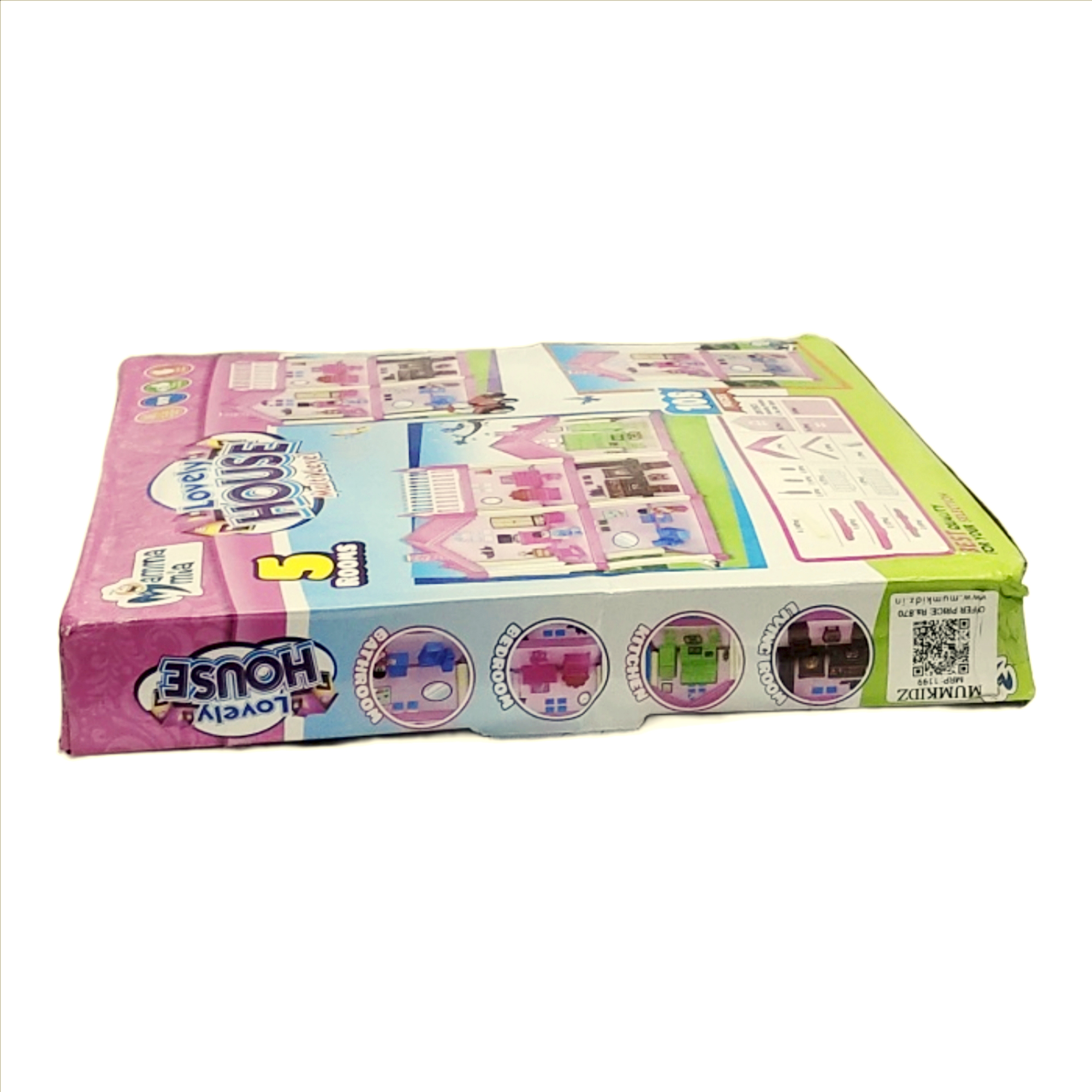 Lovely House Big – Large Dollhouse Playset for Kids with Furniture & Accessories | Pretend Play Dream Home Toy - Image 2