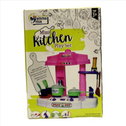 Mini Kitchen Set – Pretend Play Cooking Toy for Kids with Utensils, Stove & Accessories | Educational Role Play Set