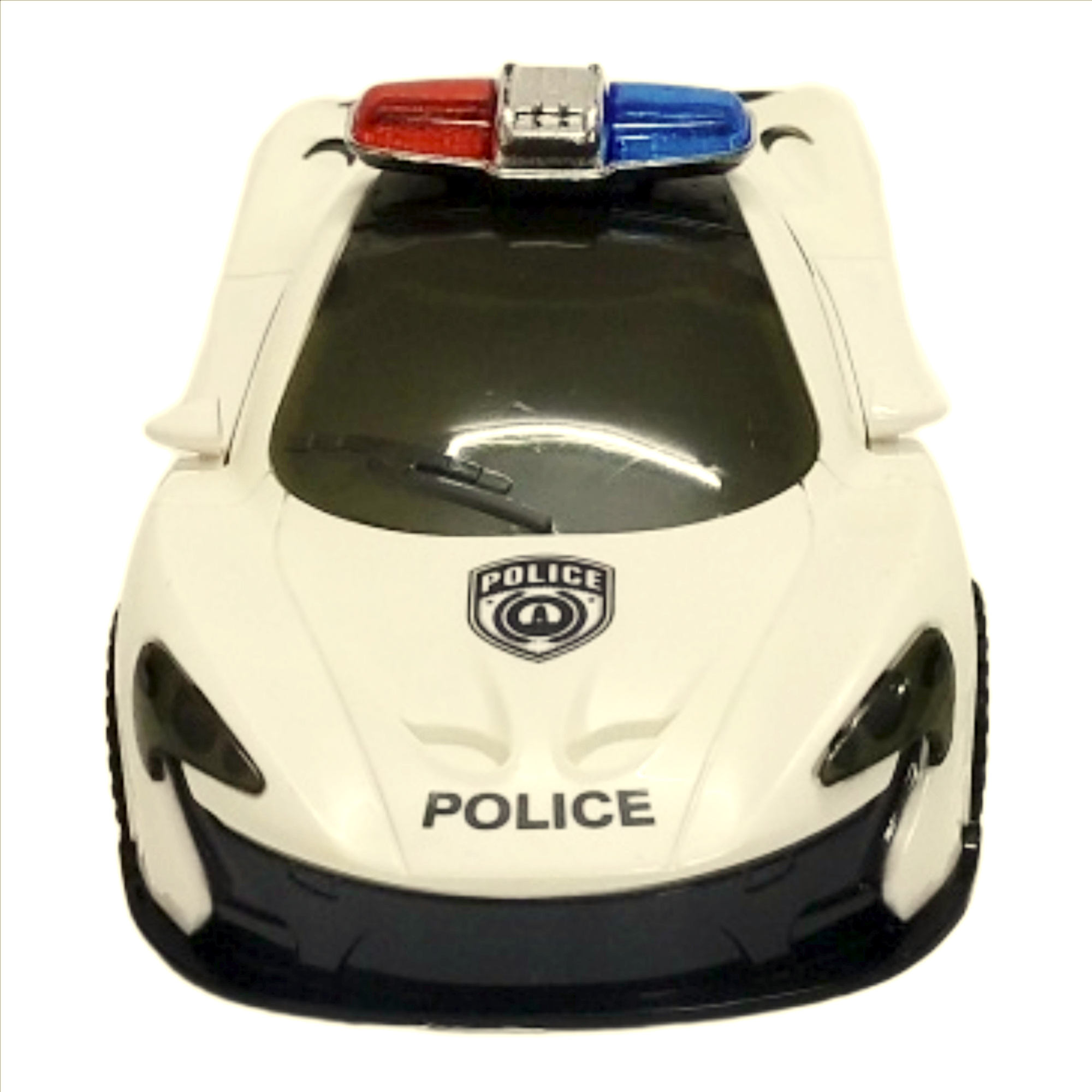 Police Car 3D Light – Musical Flashing Police Car Toy with Lights & Sound | Bump and Go Action Vehicle for Kids