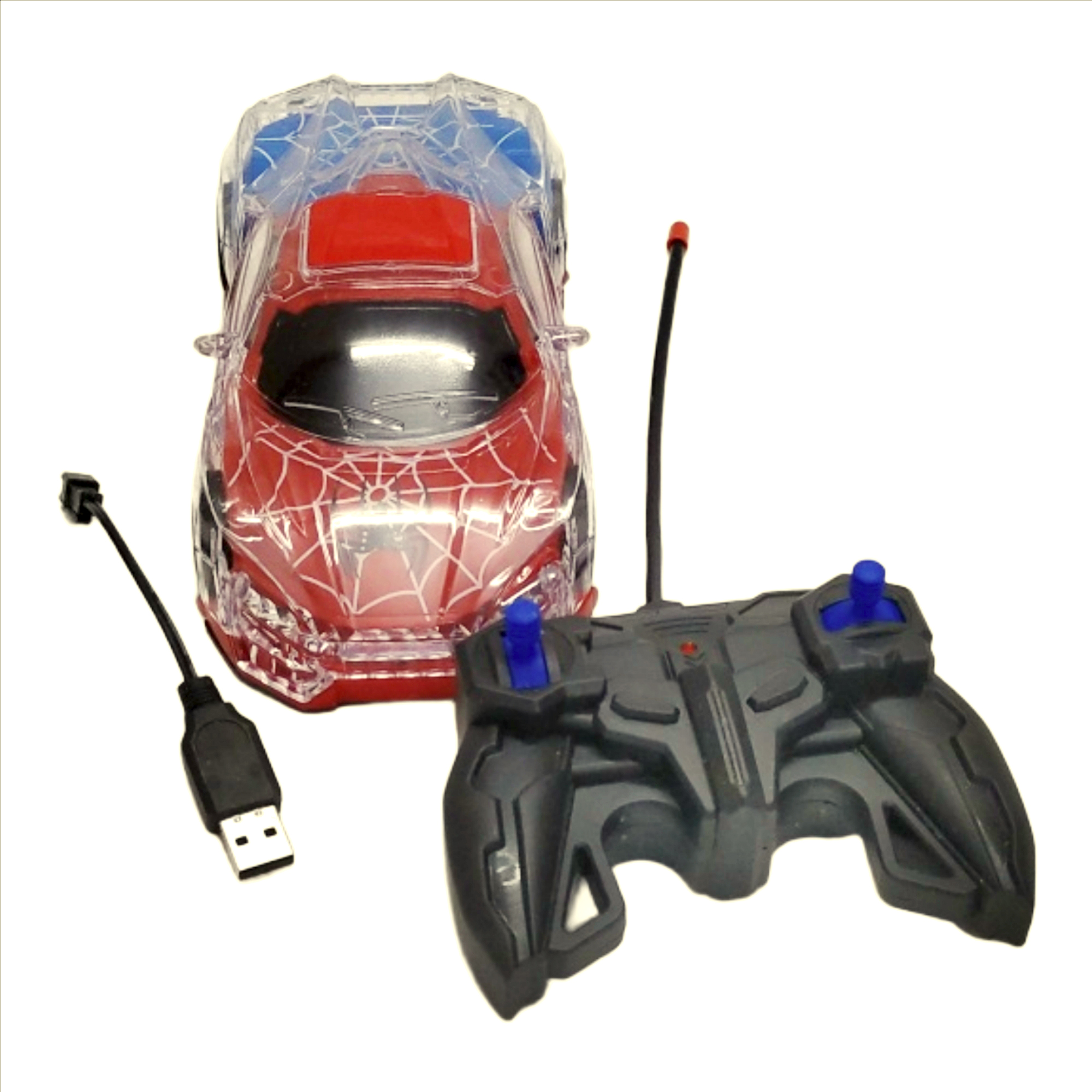 RC Avengers Car – Superhero Remote Control Racing Car with LED Lights, 2.4GHz Controller & Rechargeable Battery - Image 3