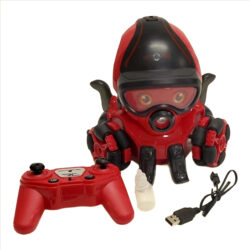 Octopus RC Smoke – Remote Control Octopus Toy with Mist Spray, LED Lights & 360° Movement for Kids