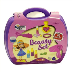 Beauty Kit – Pretend Play Makeup Set for Kids with Accessories, Mirror & Hair Tools | Fashion Role Play Toy