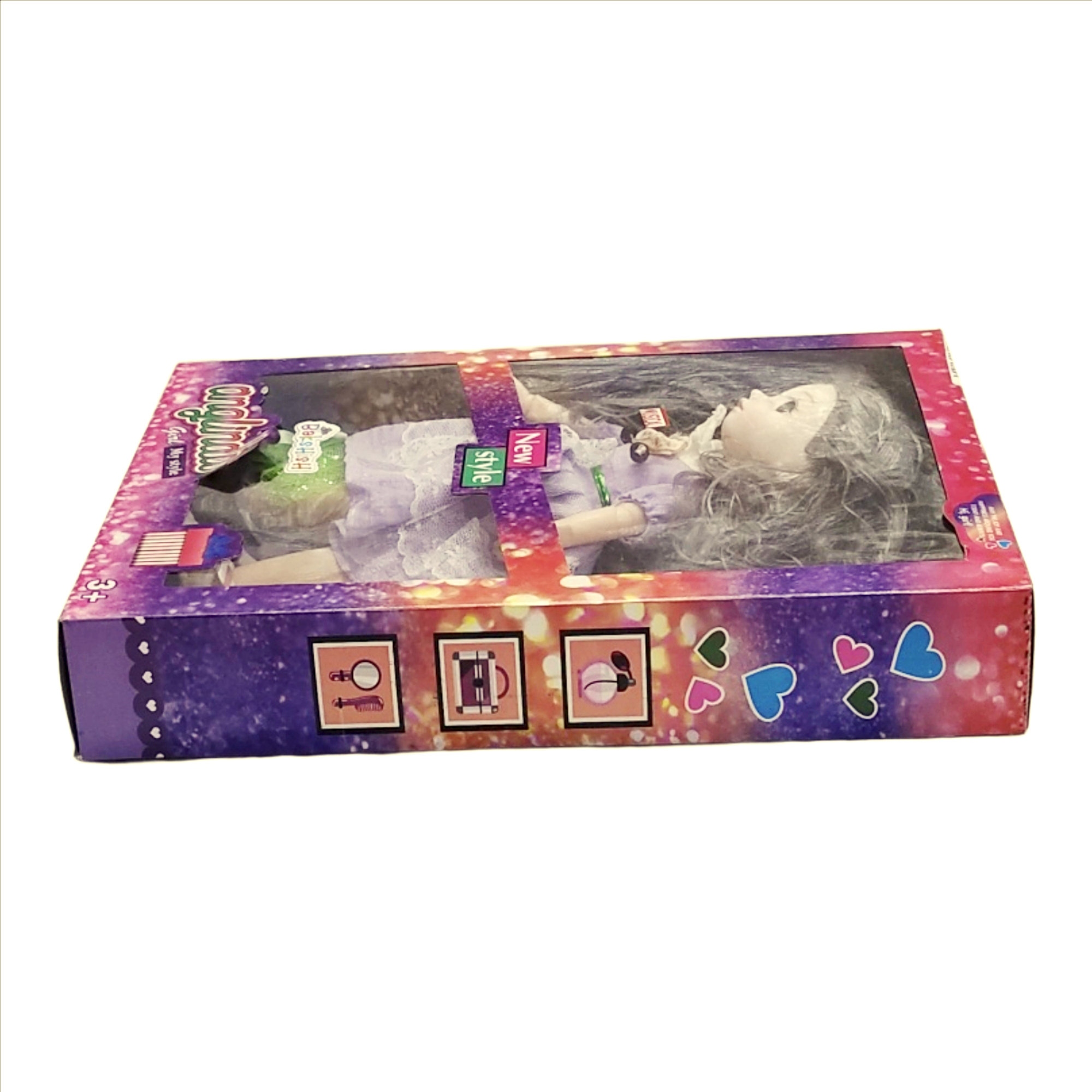 Grey Hair Korean Doll – Elegant Korean Fashion Doll | Stylish Collectible Doll Toy for Kids & Gifting - Image 4