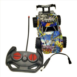 Super RC Graffiti – 360° Rotating Stunt Car with LED Lights, Dual-Side Drive & Rechargeable Battery