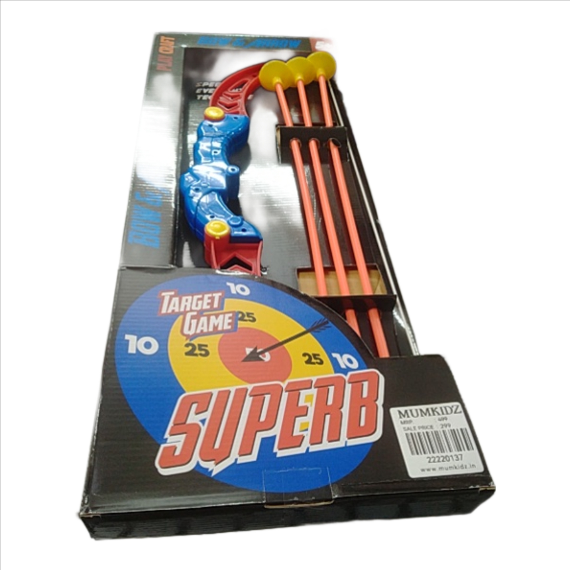 Bow and Arrows Superb β Kids Archery Shooting Set | Safe Target Practice Toy with Suction Arrows & Bow - Image 3