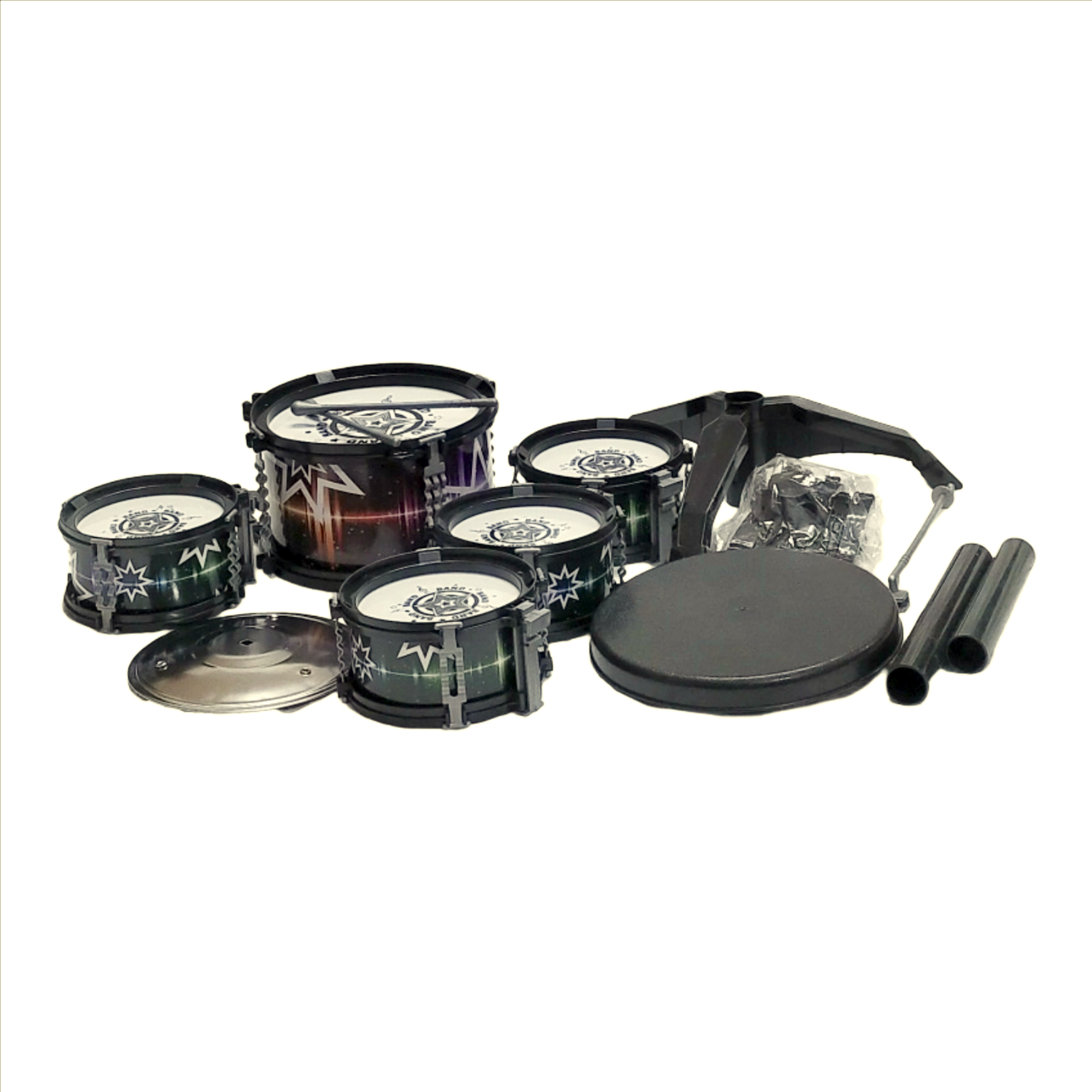 Jazz Drums – Musical Drum Set for Kids with Cymbals, Drumsticks & Stool | Fun Learning Toy Instrument