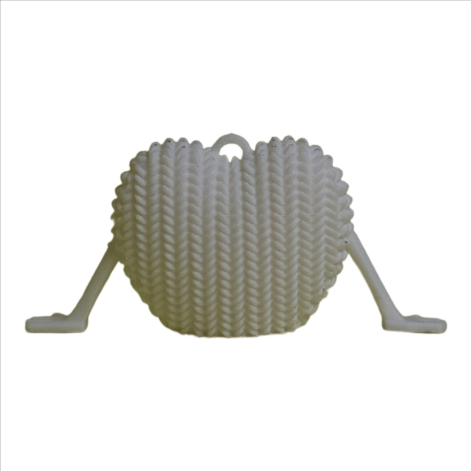 Flexi Heart White 3D – Unique Flexible 3D Printed Heart Toy | Valentine, Fidget, Gift - Image 2