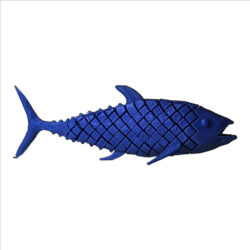Tune Fish Flexi Blue – Flexible 3D Articulated Blue Fish Toy & Desk Accessory