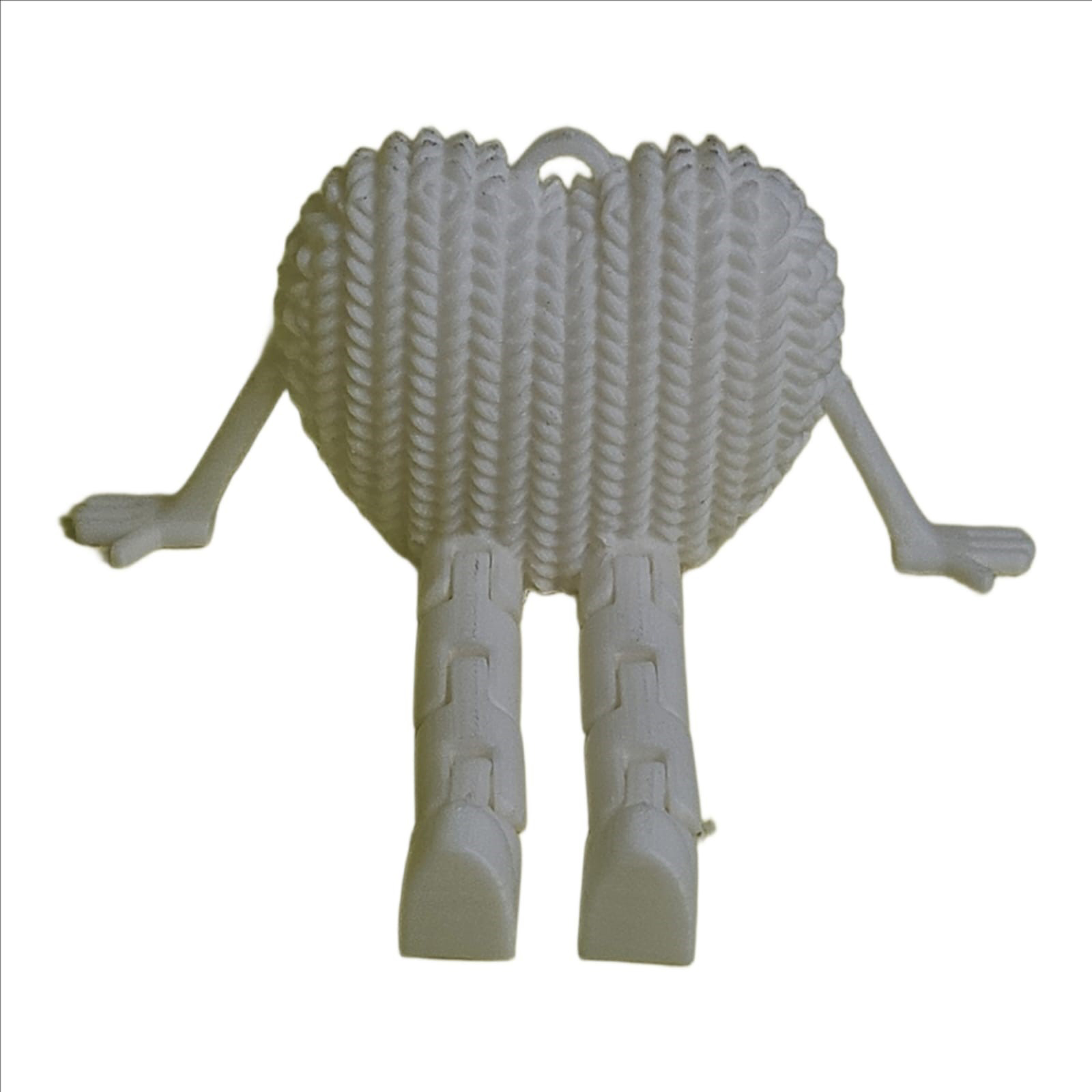 Flexi Heart White 3D – Unique Flexible 3D Printed Heart Toy | Valentine, Fidget, Gift