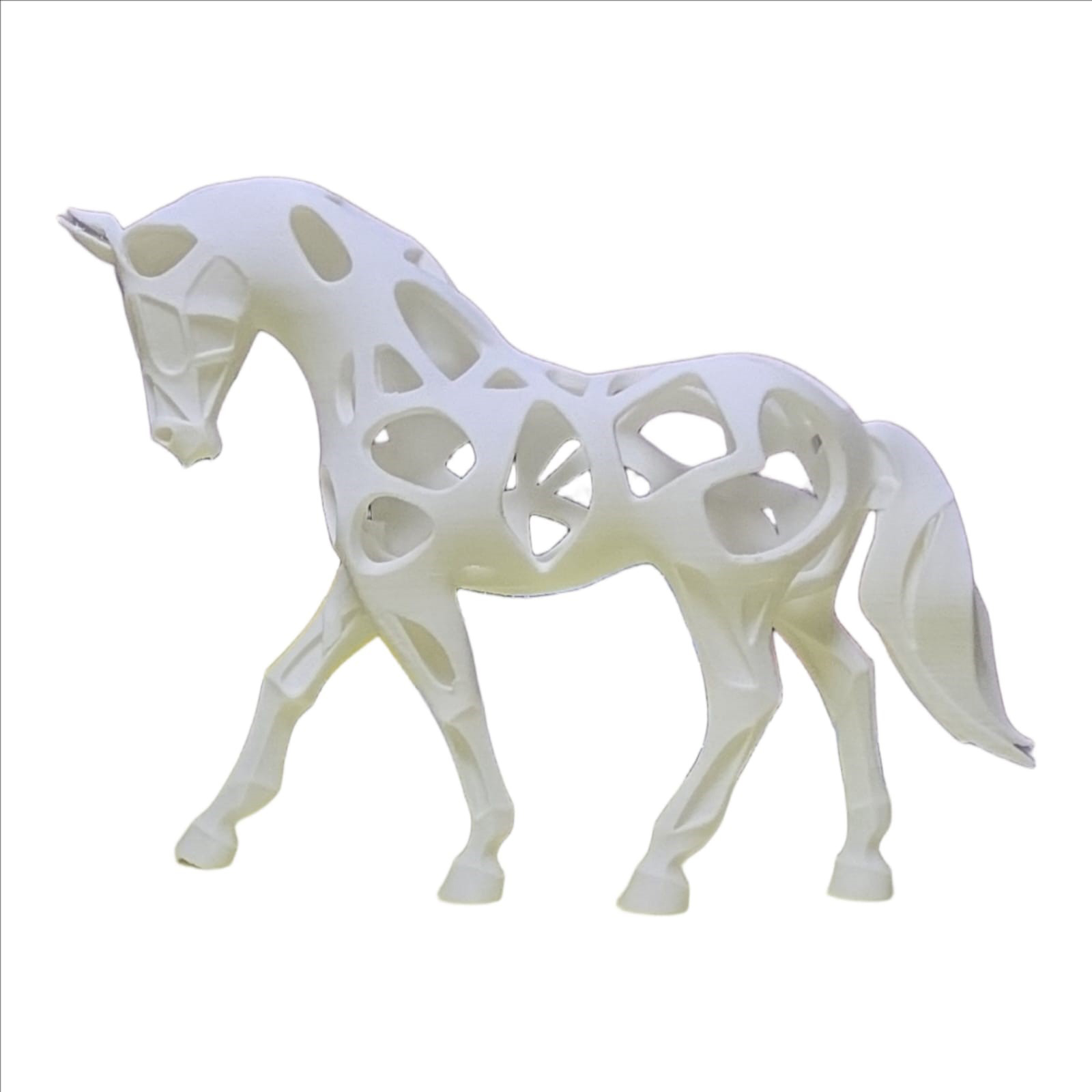 Horse Decor Combo Set – Elegant White & Black 3D Sculpted Horse Figurine Pair for Home & Office - Image 2